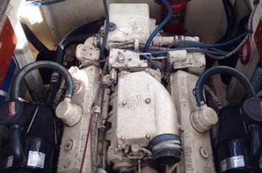 The current boat engine - a Detroit 892