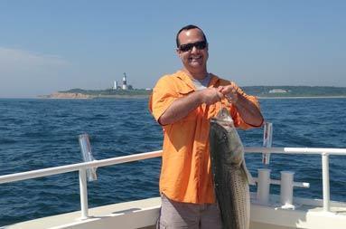 All smiles after a 30-pound bass.