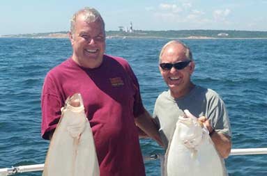 Two of the guys with their fluke
